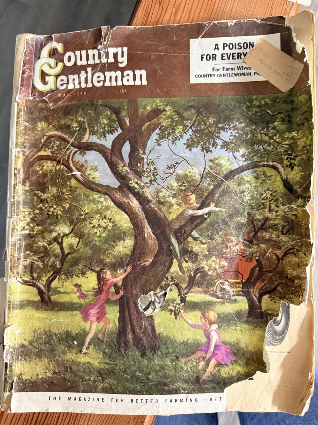 Worn Country Gentleman magazine cover